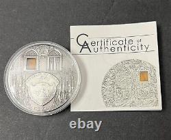2010 PALAU $10 SAGRADA FAMILIA (SACRED FAMILY) 2 OZ MINERAL ART Silver Coin