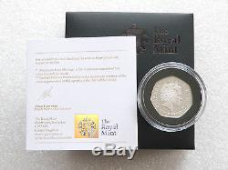 2011 British World Wildlife Fund WWF 50p Fifty Pence Silver Proof Coin Box Coa