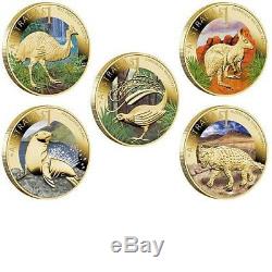 2011 Celebrate Australia $1 Coin Five-Coin Collection World Heritage Sites album