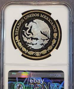 2011 Mexico Silver 100 Pesos 1913 Parral Bolita Peso Ngc Pl 69 Scarce Beautiful