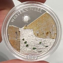 2012 ISREAL Western Wailing Wall WORLD WONDER Silver Proof Coin of PALAU i65219