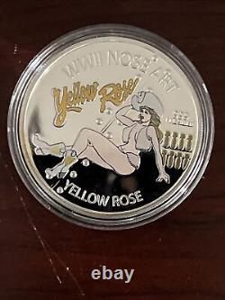 2012 Niue WWII Nose Art 1 oz Silver Coin Set. Three Coins