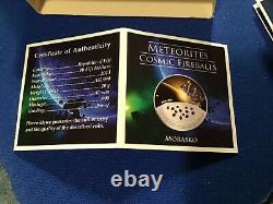 (2013)-20gram-40mm. 999silver proof(Meteorites Cosmic Fireballs) coin