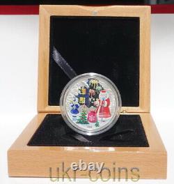 2013 Cook Islands Merry Christmas 1 Oz Silver Color Coin New Year Santa Claus