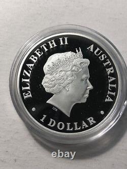 2013 Discover Austalia, Dream Series Kangaroo 1 oz Silver Coin with Box and COA
