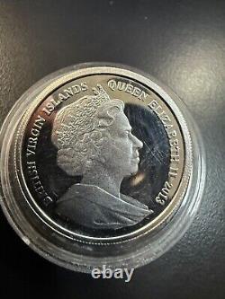 2013 Egypt's Great Pyramids 3D Ultra High Relief 1 oz silver coin