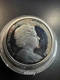 2013 Egypt's Great Pyramids 3D Ultra High Relief 1 oz silver coin