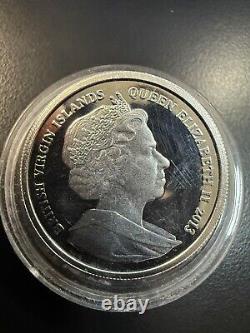 2013 Egypt's Great Pyramids 3D Ultra High Relief 1 oz silver coin