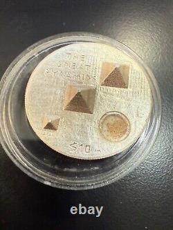 2013 Egypt's Great Pyramids 3D Ultra High Relief 1 oz silver coin