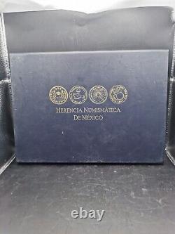 2013 MEXICO HERENCIA NUMISMATICA 100 PESOs PROOF SET (III) Original Box