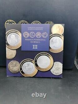 2013 MEXICO HERENCIA NUMISMATICA 100 PESOs PROOF SET (III) Original Box