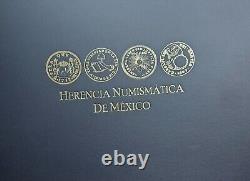 2013 Mexico Bimetallic SERIE III Silver 6 coins Herencia Numismatica box & COA
