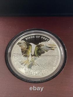 2013 Niue $2 BIRDS OF PREY OSPREY999 Silver One Troy Oz No. 01486 Mintage 5000