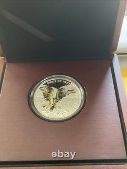 2013 Niue $2 BIRDS OF PREY OSPREY999 Silver One Troy Oz No. 01486 Mintage 5000