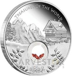 2013 Treasures Of The World Coin #1 Garnet 1 Oz. Proof Silver Closeout