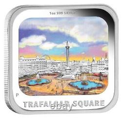 2013 World Famous City Squares Complete 4 coin Set Pure Silver Proof
