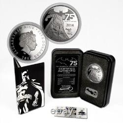2014 75 Years of Batman 2 oz Proof silver coin