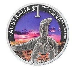 2014 AUSTRALIA WORLD HERITAGE SITES ULURU-KATA TJUTA 1oz Silver Proof Coin