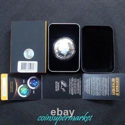 2014 Australia Southern Sky Orion 1oz Silver Proof Colored Domed Coin COA & Box