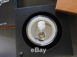 2014 Australia Treasures Of The World Proof 1oz Silver Locket Coin 11442-world