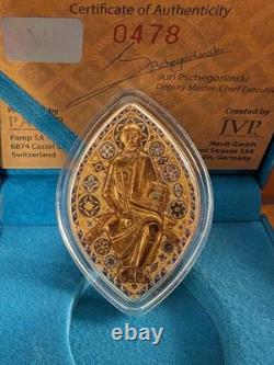 2014 Silver 1 Oz Medal. 999 Peter In Glory Gilden #478 Lower Mintage