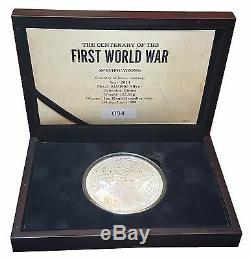 2014 The Centenary of the First World War 5 Ounce Silver Proof £10 Coin 9