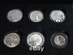 2014 The First World War Allies Six Coin Silver Set Westminster Collection