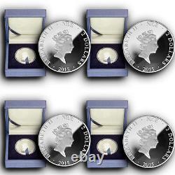 2015 America's National Monuments NIUE 4 Coins Set 1 oz Proof Silver Coins
