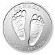 2015 Canada $10 Welcome To The World Baby Feet. 9999 Silver. 5oz Proof Coin Rare