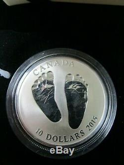 2015 Canada RCM $10 Born In 2015 Welcome To The World Silver Coin Rare