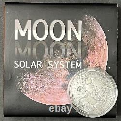2015 Niue $1 Moon- From Solar System series 1 oz Antique Finish silver coin