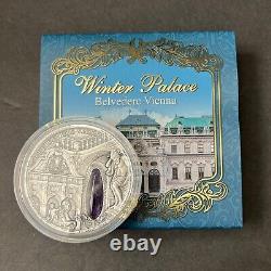 2015 Winter palace belvedere Vienna 2 oz silver ultra high relief coin