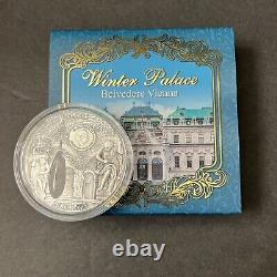 2015 Winter palace belvedere Vienna 2 oz silver ultra high relief coin