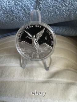 2016 2 Onzas Espejo Plata