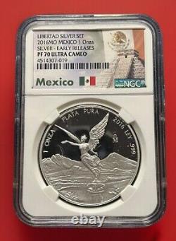 2016 Mexico 1 oz Onza Libertad NGC PF 70 Early Release? Milk Spots