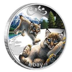 2016 P Tuvalu PROOF Silver The Cubs Lynx NGC PF70 1/2 oz Coin with OGP