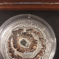 2016 Popigai Meteorite Crater 1 oz silver coin