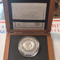 2016 Popigai Meteorite Crater 1 oz silver coin