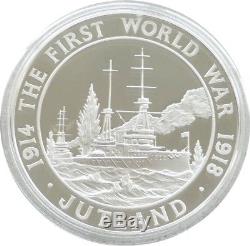 2016 Royal Mint First World War Jutland UK £5 Five Pound Silver Proof Coin