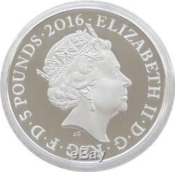 2016 Royal Mint First World War Jutland UK £5 Five Pound Silver Proof Coin