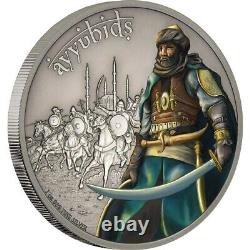 2017 Ayyubids Warriors of History 1 oz silver coin