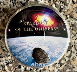 2017 Chergach Meteorite impact break Through 1/2 oz pure silver coin