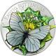 2017 Exotic Butterflies In 3d Aporia Crataegi 25g Pure Silver Coin