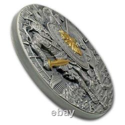 2017 Gods of War ARES $2 Niue 2 oz SILVER GORGEOUS Coin 1 of ONLY 500 minted