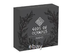 2017 Hades Gods of Olympus 2 oz Fine Silver Antiqued Coin