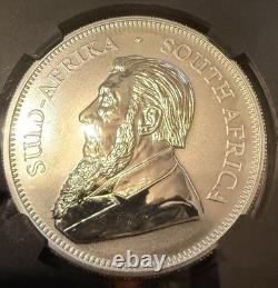 2017 S. African Silver KRUGERRAND NGC SP69 FDOI signed by Tumi Tsehlo