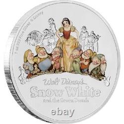 2017 Snow White and the Seven Dwarfs 80th Anniversary 1 oz Pure Silver Coin