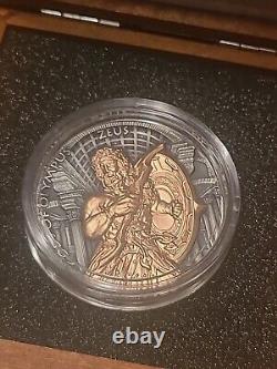 2017 Zeus Gods of Olympus 2 oz Ultra High Relief Pure Silver Coin