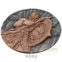 2017 Zeus Gods of Olympus 2 oz Ultra High Relief Pure Silver Coin