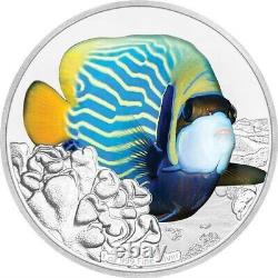 2018 Angelfish Reef Fish Collection 1 oz Fine Silver Coin Niue